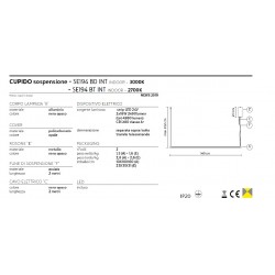 Sospensione Led Cupido